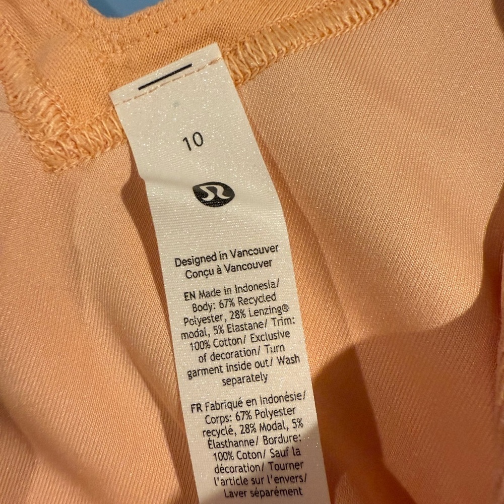Lululemon Ribbed Softstreme Cropped Tank Top - Picture 4 of 4